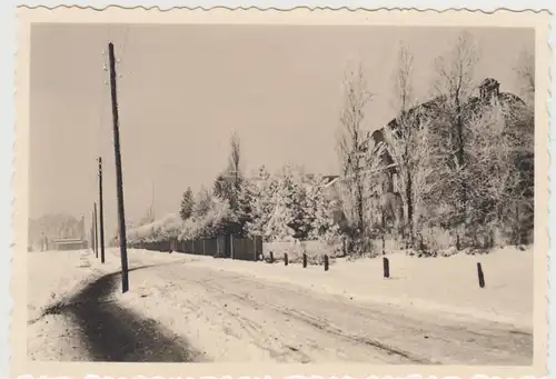 (F28128) Orig. Foto Winter in Burgwedel 1939