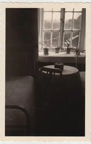 (F28122) Orig. Foto Unterkunftszimmer in Burgwedel 1939