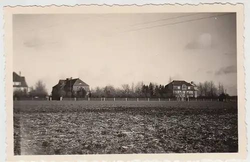 (F28120) Orig. Foto Häuser in Burgwedel 1939