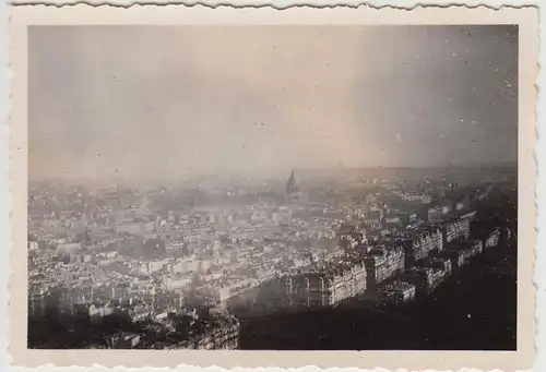 (F28021) Orig. Foto Paris, Blick vom Eiffelturm 1941