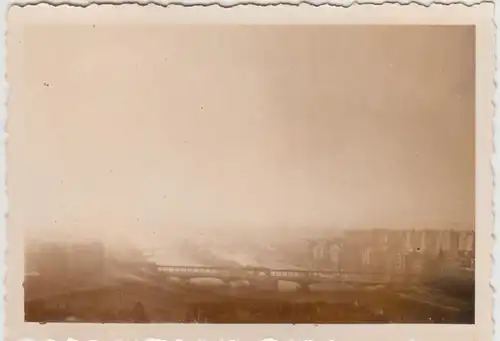 (F28020) Orig. Foto Paris, Blick vom Eiffelturm 1941