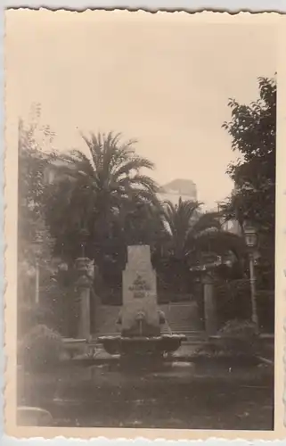 (F28017) Orig. Foto Mallorca, Denkmal von Joan Alcover 1930er