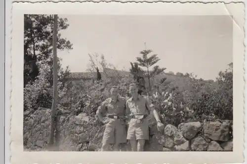 (F27901) Orig. Foto deutsche Soldaten in Italien 1943, am Ätna