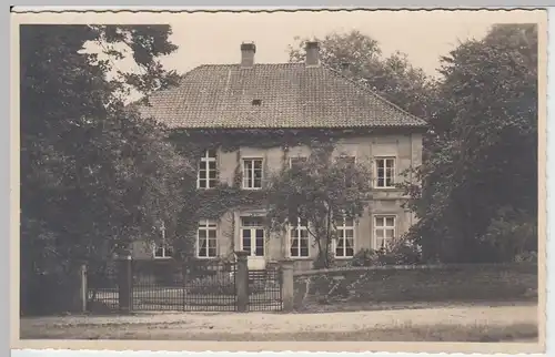 (F2790) Orig. Foto Gebäude (Pfarrhaus), unbek. vor 1945