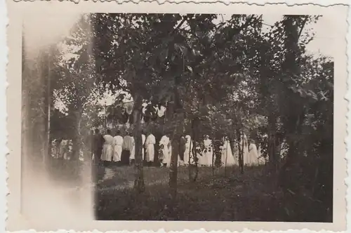 (F27850) Orig. Foto Zeremonie zu Fronleichnahm in Süditalien 1938