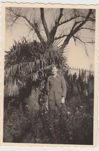 (F27840) Orig. Foto deutscher Soldat in Italien 1938