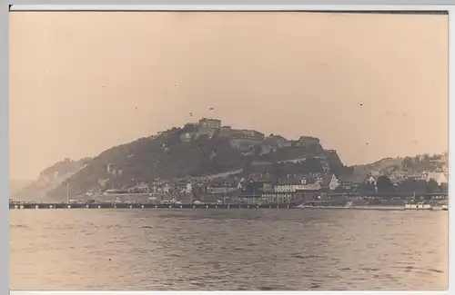 (F2784) Orig. Foto Festung Ehrenbreitstein, vor 1945