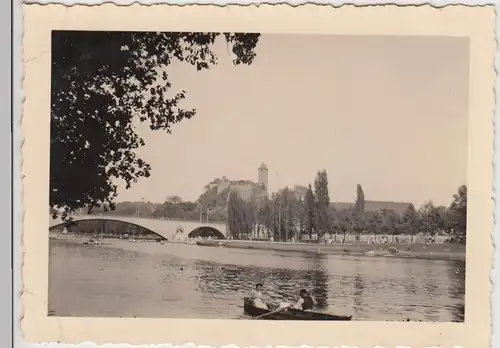 (F27837) Orig. Foto Halle a.S., Blick zur Burg Giebichenstein 1938