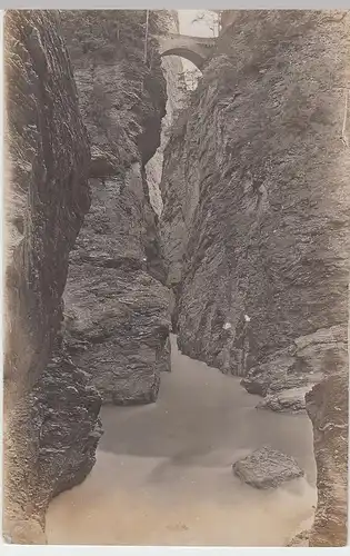 (F2781) Orig. Foto Klamm, Brücke, unbek., vor 1945