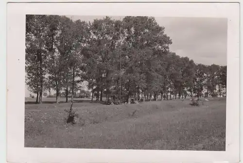 (F27767) Orig. Foto Soldaten am Funk-Lkw in Nauhammer 1940er