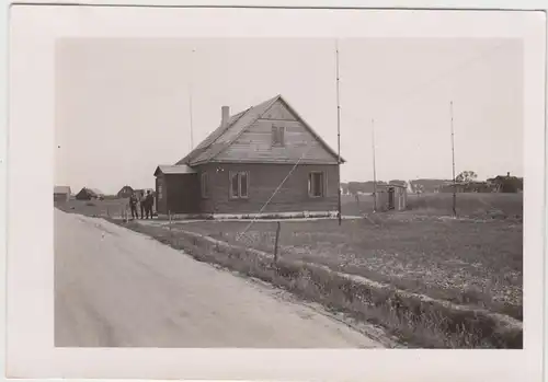 (F27761) Orig. Foto Ostfront 1940er, deutsche Funkstation