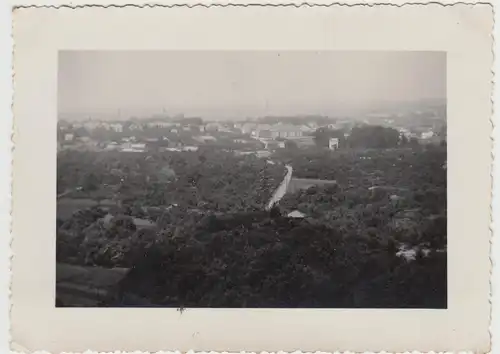 (F27690) Orig. Foto Panorama einer Stadt, vermutl. Frankfurt a.M. 1938