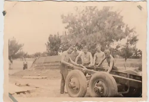 (F27586) Orig. Foto deutsche Soldaten in Russland 1941