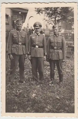 (F27479) Orig. Foto deutsche Soldaten im Freien 1930er