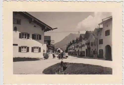 (F27421) Orig. Foto Garmisch-Partenkirchen, Ortsansicht 1937