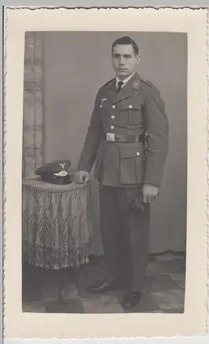 (F27388) Orig. Foto Porträt deutscher Soldat Luftwaffe 1930/40er
