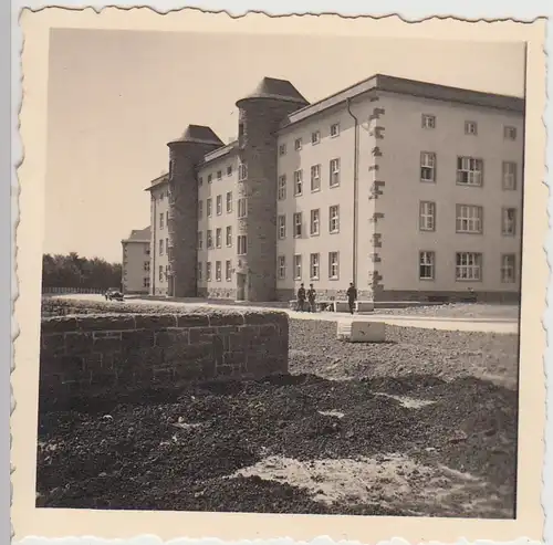 (F27327) Orig. Foto Marburg, Tannenbergkaserne, Block d. Batterie I, 1938