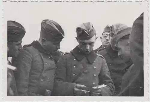 (F27223) Orig. Foto deutsche Soldaten bei einer Übung a.d. Gr. Inselsberg 1937
