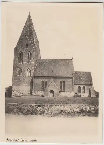 (F27104) Orig. Foto Rerik, Kirche (Ausschnitt Postkarte) 1956