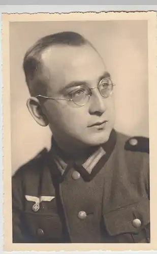 (F27042) Orig. Foto Porträt deutscher Soldat 1930er