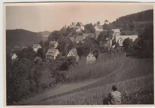 (F26895) Orig. Foto Osternohe, Blick zum Schlossberg 1929