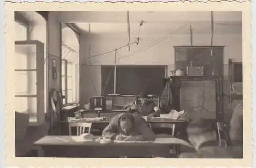(F26750) Foto Zweibrücken, Soldaten i.d. provisorischen Sanitäterschule 1939