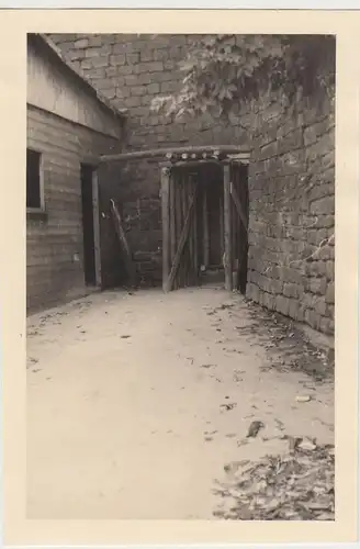 (F26745) Orig. Foto versteckter Eingang, Bunkereingang 1939