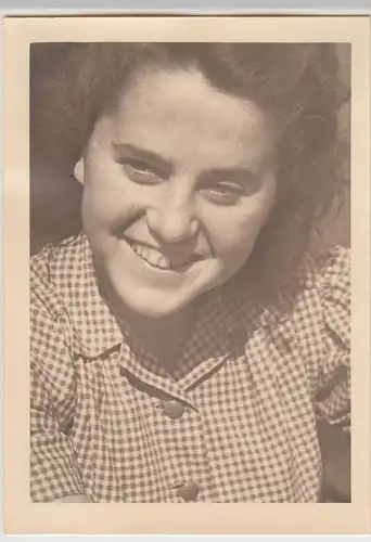 (F26660) Orig. Foto Porträt junge Frau 1930/40er
