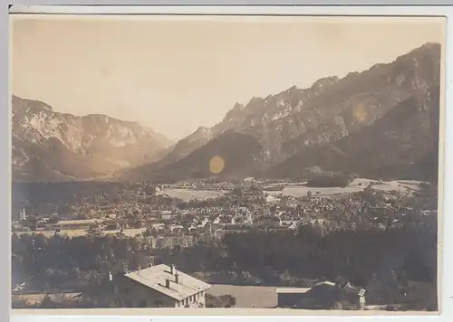 (F2657) Orig. Foto Bad Reichenhall, Totale vom Nonnen, 1921