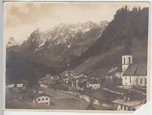 (F2653) Orig. Foto Ramsau (Bay), Juni 1921