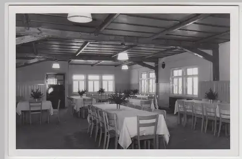 (F26516) Orig. Foto Schwarzenborn, Lungenheilstätte Speisesaal um 1950