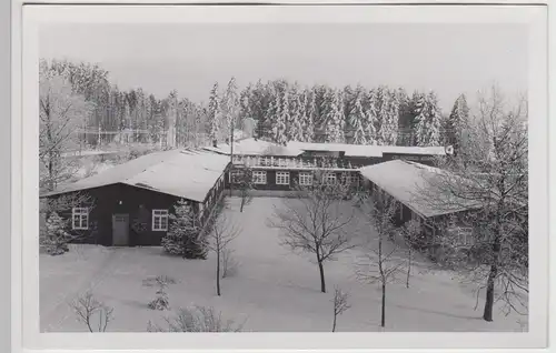 (F26514) Orig. Foto Schwarzenborn, Lungenheilstätte Baracken um 1950