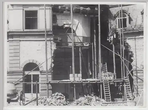 (F26510) Orig. Foto Schloss Weilburg, Instandsetzung Orangerie 1949