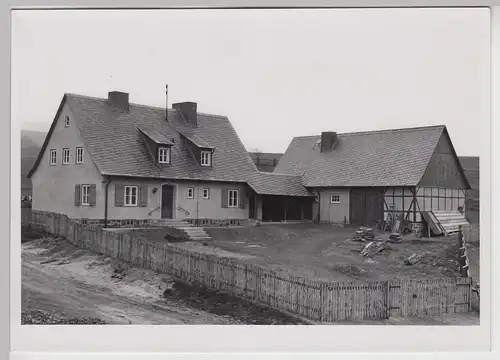 (F26501) Orig. Foto Altenlotheim, Revierförster-Dienstgehöft um 1950