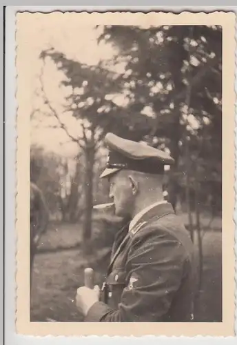 (F26327) Orig. Foto Luftwaffe-Soldat mit Zigarette im Freien 1935