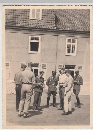 (F26304) Orig. Foto Luftwaffe-Soldaten in Halberstadt 1935