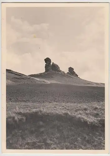 (F26301) Orig. Foto Kamelfelsen bei Halberstadt 1935
