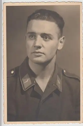 (F26222) Orig. Foto Porträt Luftwaffe-Soldat Heinz, Königsberg i.Pr. 1940