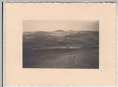 (F26186) Orig. Foto Laucha a.U., Schulgleiter im Landeanflug 1930er