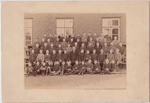 (F2615) Orig. Foto Schulklasse, Jungs i.d. 1920er Jahren, Fotograf Hamburg