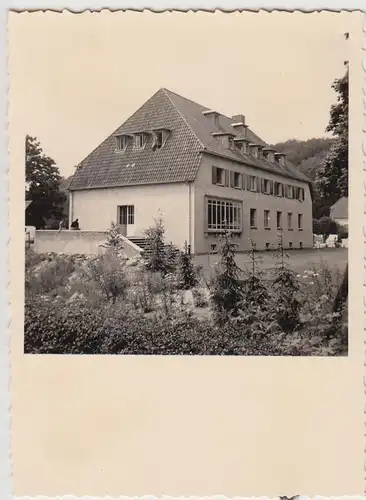 (F26060) Orig. Foto Timmendorferstrand, Hotel Pension Kurhaus 1951