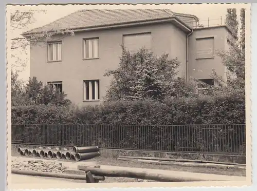 (F26039) Orig. Foto Eckernförde, neues Wohnhaus (Prinzenstraße 7?) 1940/50er
