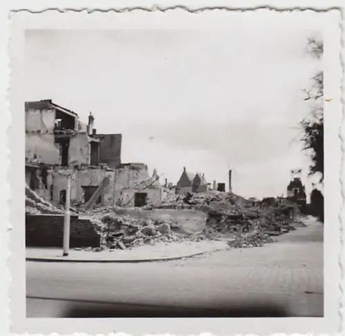(F2601) Orig. Foto 2.WK, Rotterdam, zerstörte Stadt, Okt 1940