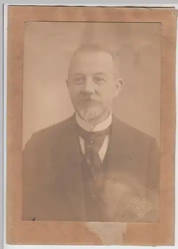 (F25909) Orig. Foto Porträt eines Mannes, Bromberg 1910er