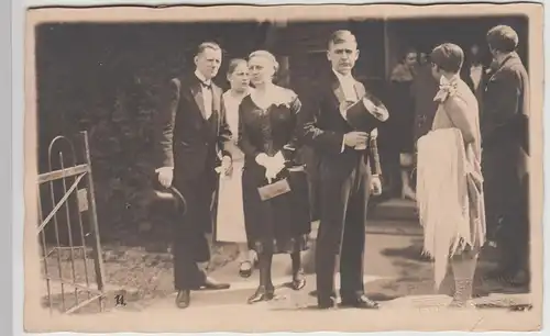 (F25893) Orig. Foto Hochzeit in Köln 1920er