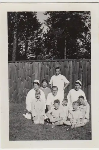 (F25853) Orig. Foto Sommerfeld (Kremmen), Schwestern u. Kinder-Patienten 1934