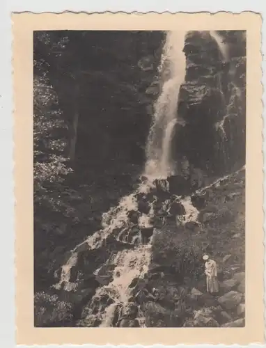 (F25850) Orig. Foto Trusetaler Wasserfall 1934