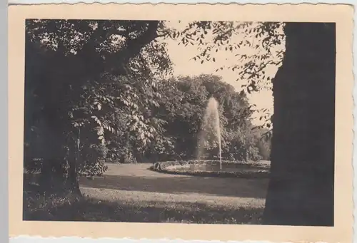 (F25846) Orig. Foto Schloss Altenstein, Park mit Fontäne 1934