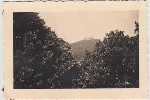 (F25833) Orig. Foto Eisenach, Blick zur Wartburg 1934
