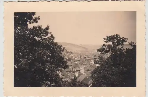 (F25831) Orig. Foto Eisenach, Blick auf die Stadt 1934